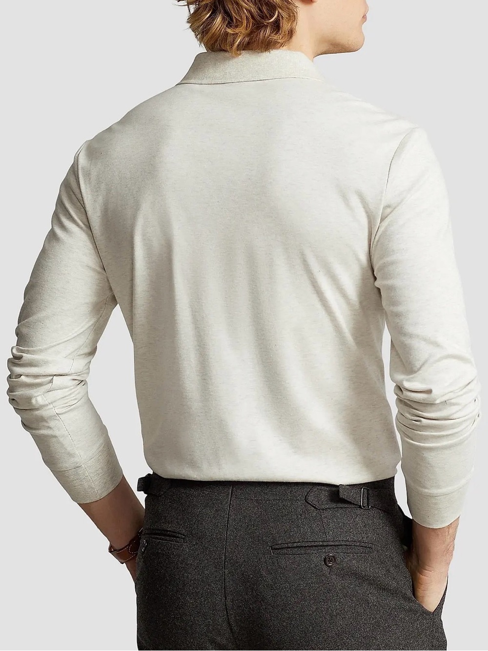 NWT Polo Ralph Lauren Interlock Cotton Long-Sleeve Polo Shirt